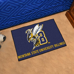 Montana State Billings Yellow Jackets Starter Mat Accent Rug - 19in. x 30in.