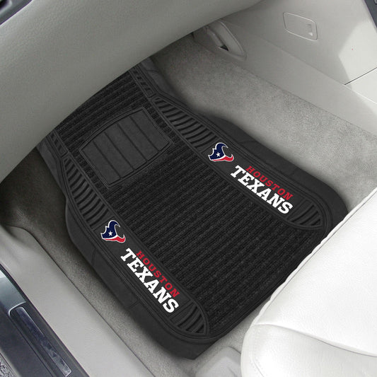 Houston Texans 2 Piece Deluxe Car Mat Set - Houston Texans