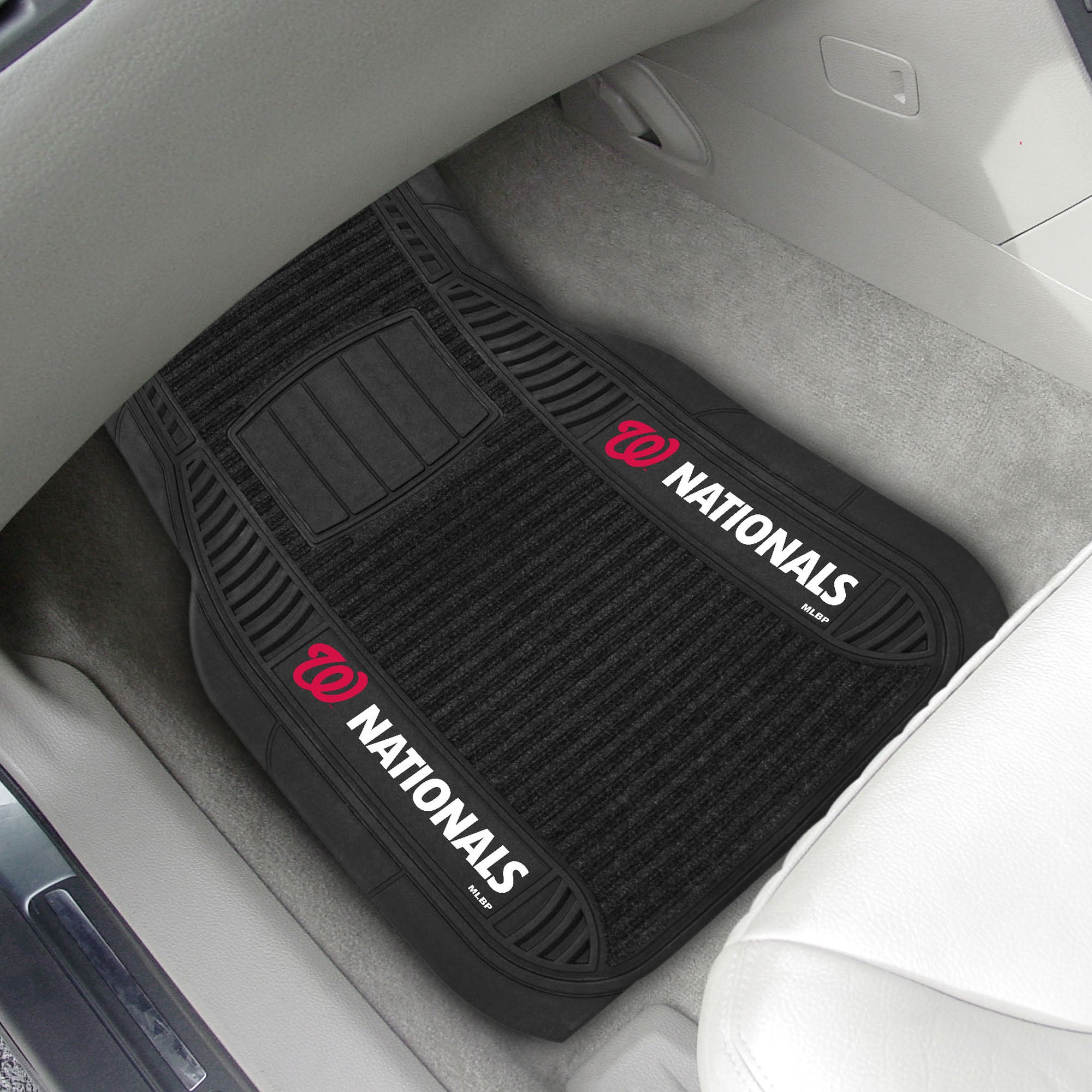 Washington Nationals 2 Piece Deluxe Car Mat Set