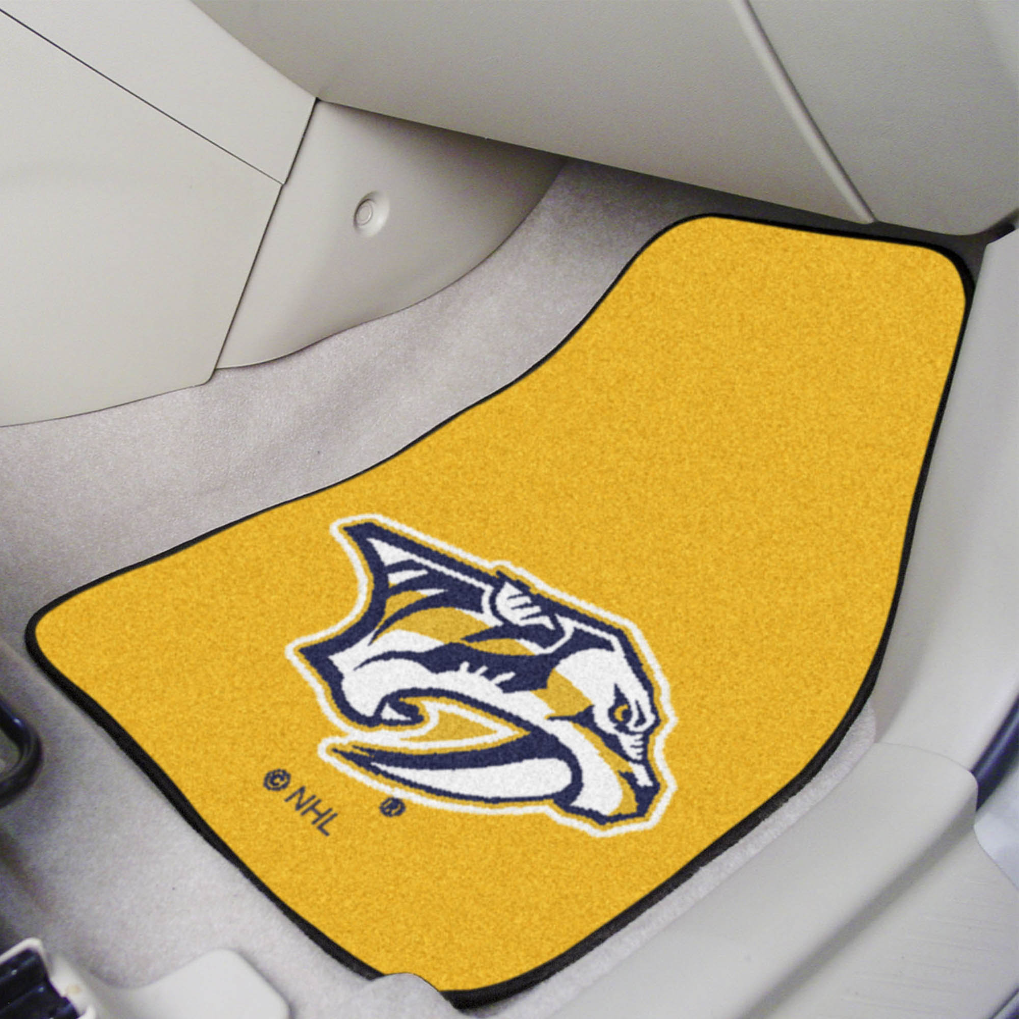 Nashville Predators Front Carpet Car Mat Set - 2 Pieces