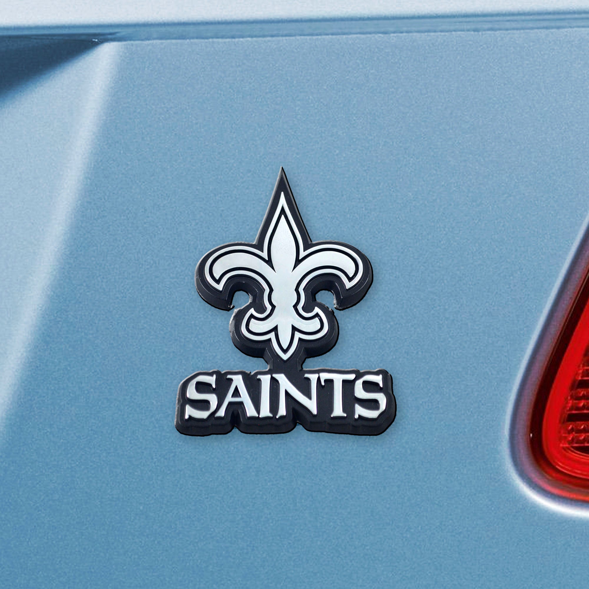 New Orleans Saints 3D Chrome Metal Emblem - New Orleans Saints