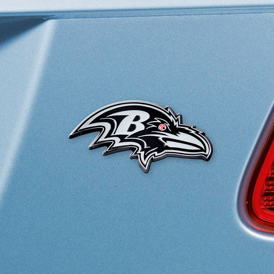 Baltimore Ravens 3D Chrome Metal Emblem