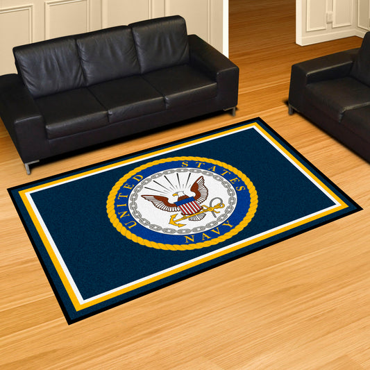 U.S. Navy 5ft. x 8 ft. Plush Area Rug