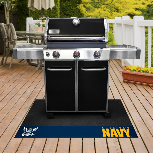 U.S. Navy Vinyl Grill Mat - 26in. x 42in.