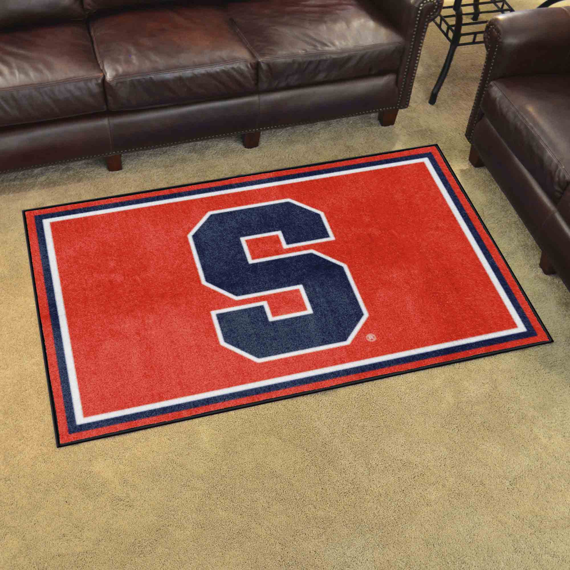 Syracuse Orange 4ft. x 6ft. Plush Area Rug