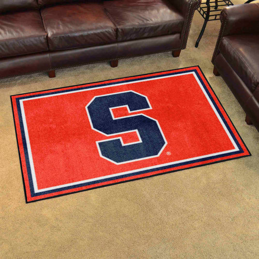 Syracuse Orange 4ft. x 6ft. Plush Area Rug