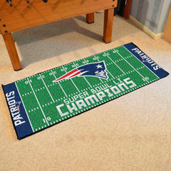 New England Patriots Field Runner Mat - 30in. x 72in., 2017 Super Bowl LI Champions - New England Patriots