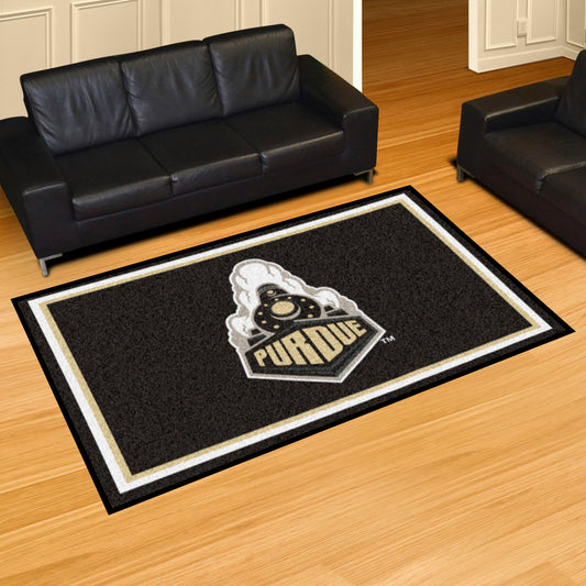 Purdue Boilermakers 5ft. x 8 ft. Plush Area Rug, Train Logo