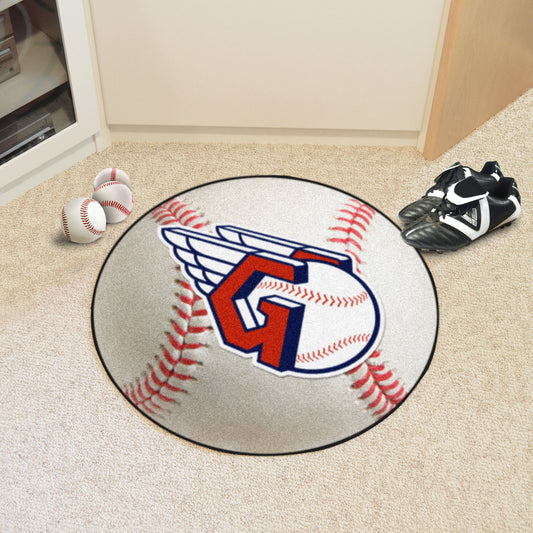 Cleveland Guardians Baseball Rug - 27in. Diameter