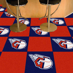 Cleveland Guardians Team Carpet Tiles - 45 Sq Ft.