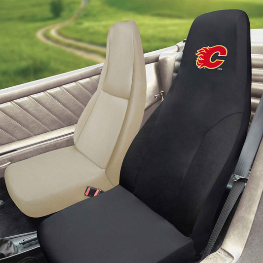 Calgary Flames Embroidered Seat Cover