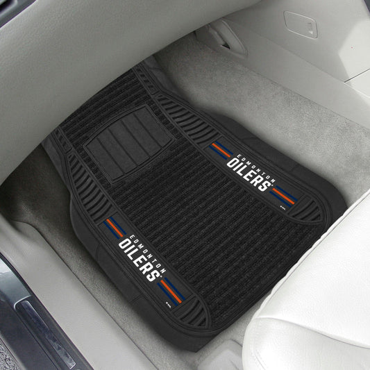 Edmonton Oilers Oilers 2 Piece Deluxe Car Mat Set - Edmonton Oilers