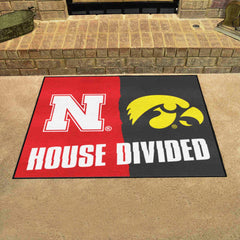 House Divided - Nebraska / Iowa House Divided House Divided Rug - 34 in. x 42.5 in. - House Divided - Nebraska / Iowa