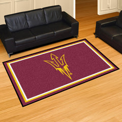 Arizona State Sun Devils 5ft. x 8 ft. Plush Area Rug, Pitchfork Logo