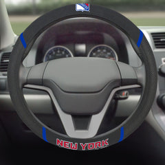 New York Rangers Embroidered Steering Wheel Cover - New York Rangers