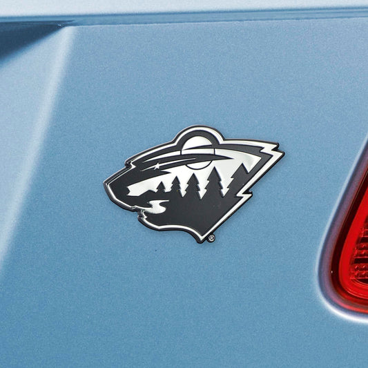 Minnesota Wild 3D Chrome Metal Emblem - Minnesota Wild