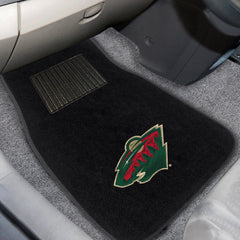 Minnesota Wild Embroidered Car Mat Set - 2 Pieces