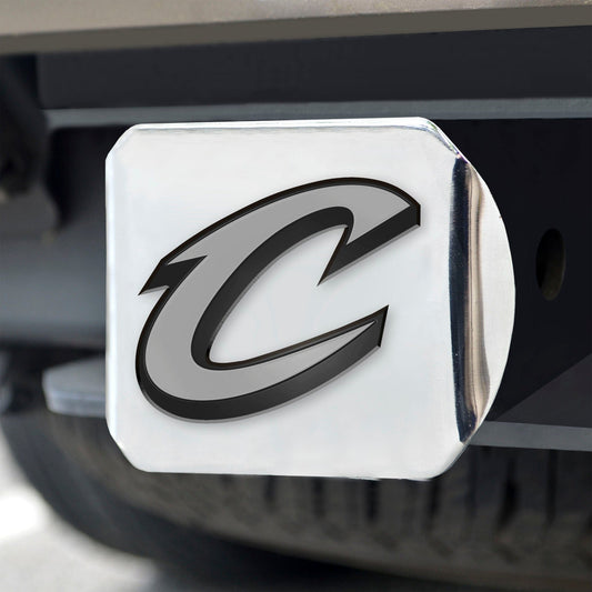 Cleveland Cavaliers Chrome Metal Hitch Cover with Chrome Metal 3D Emblem - Cleveland Cavaliers