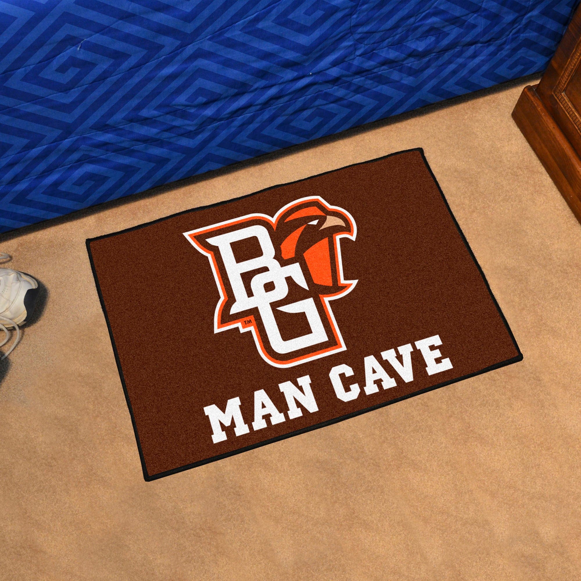 Bowling Green Falcons Man Cave Starter Mat Accent Rug - 19in. x 30in. - Bowling Green