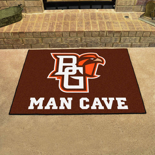 Bowling Green Falcons Man Cave All-Star Rug - 34 in. x 42.5 in. - Bowling Green