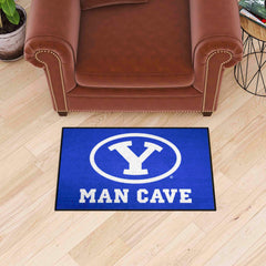 BYU Cougars Man Cave Starter Mat Accent Rug - 19in. x 30in.