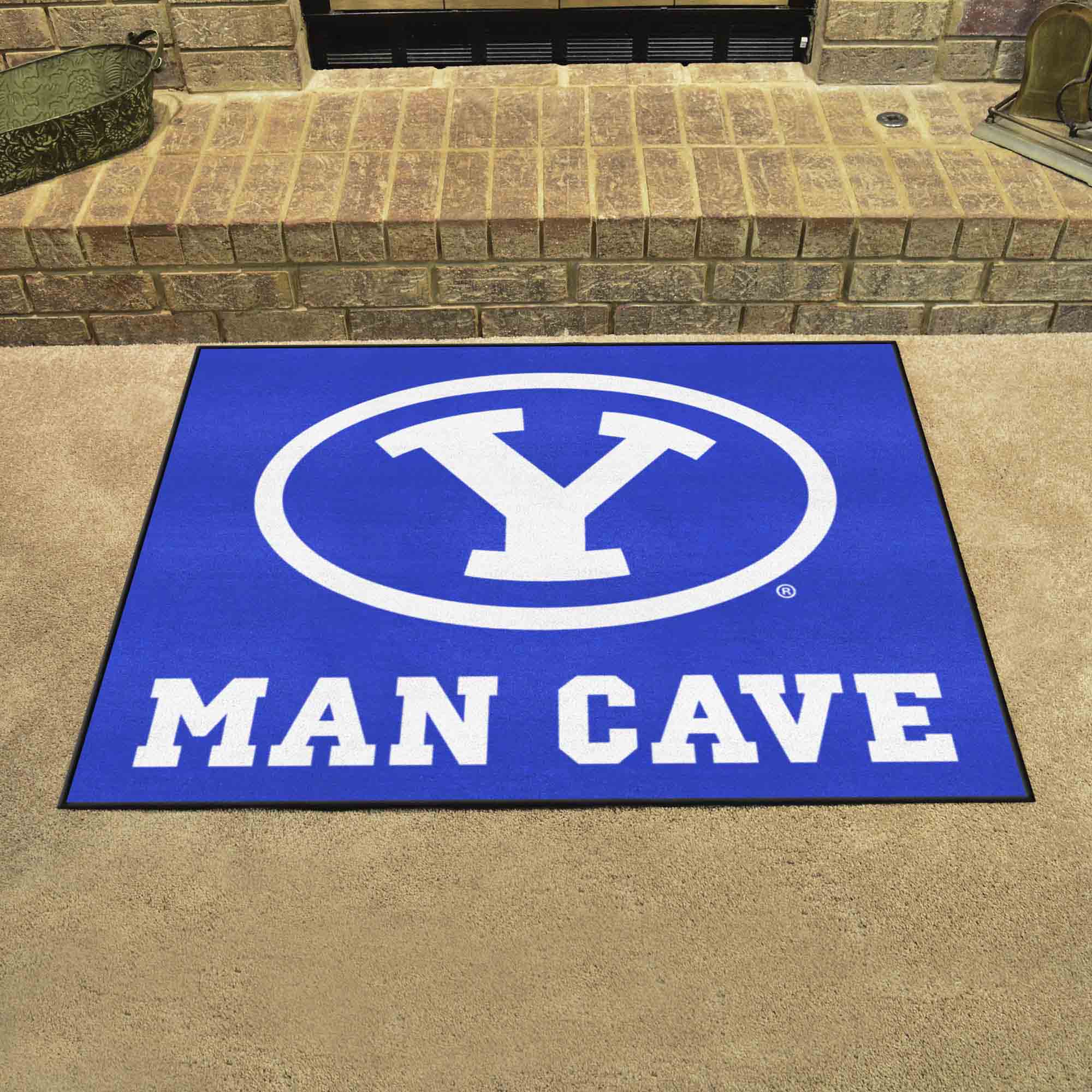 BYU Cougars Man Cave All-Star Rug - 34 in. x 42.5 in. - BYU