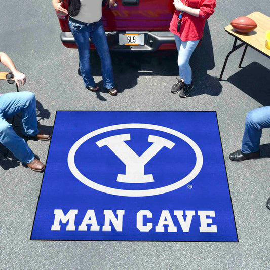 BYU Cougars Man Cave Tailgater Rug - 5ft. x 6ft. - BYU