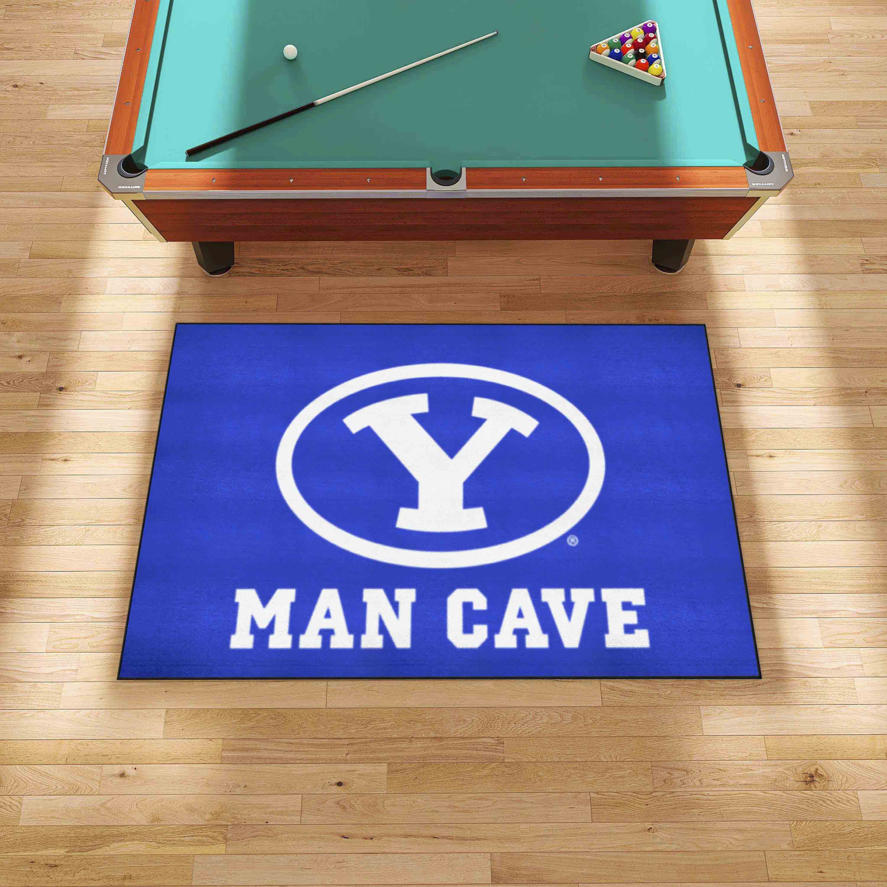 BYU Cougars Man Cave Ulti-Mat Rug - 5ft. x 8ft.