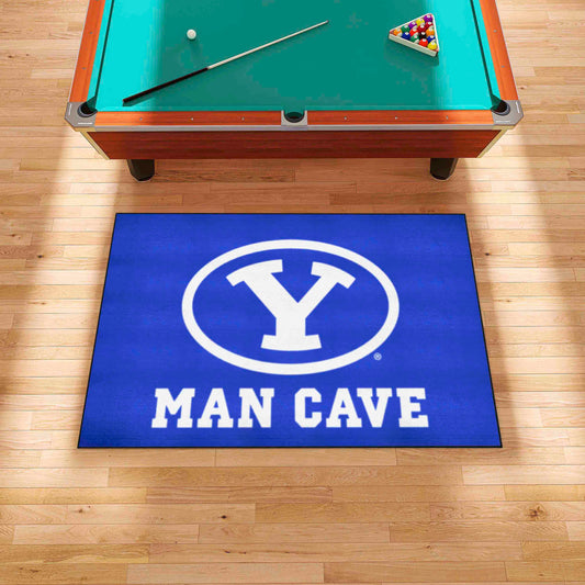 BYU Cougars Man Cave Ulti-Mat Rug - 5ft. x 8ft. - BYU