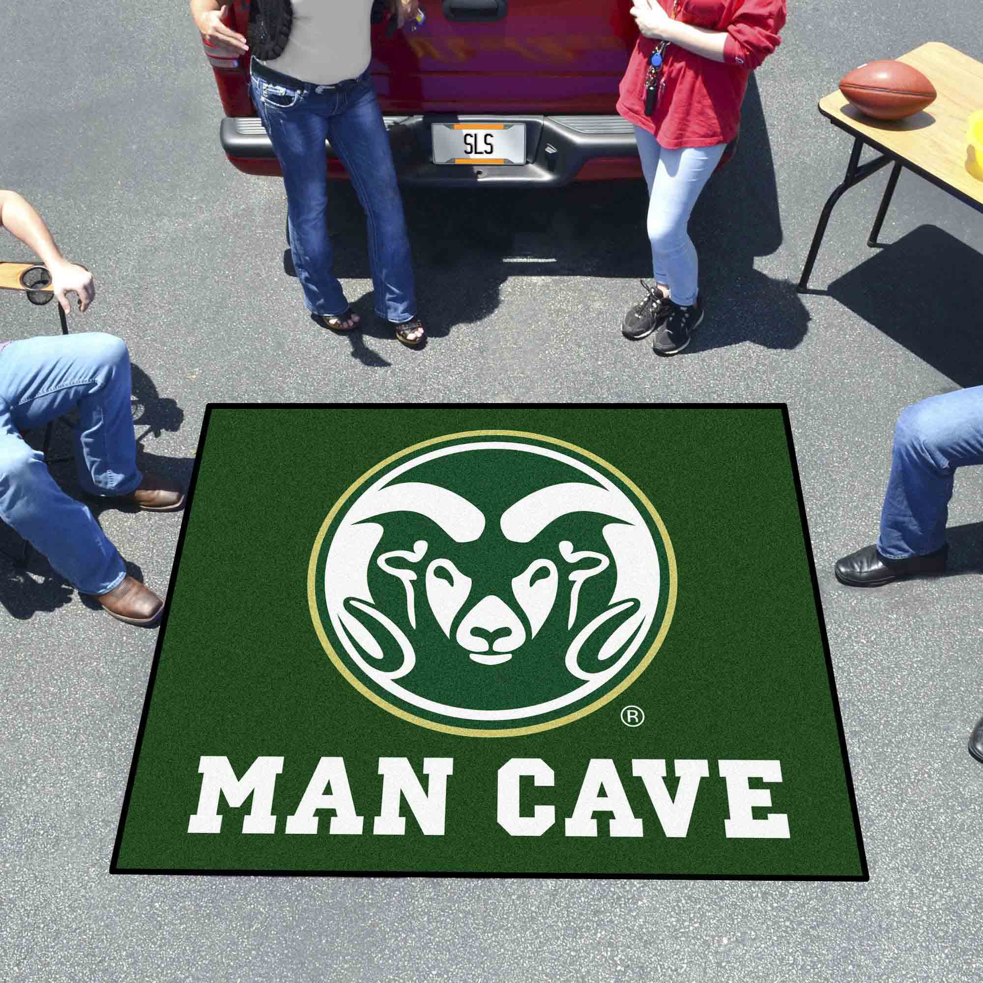 Colorado State Rams Man Cave Tailgater Rug - 5ft. x 6ft. - Colorado State