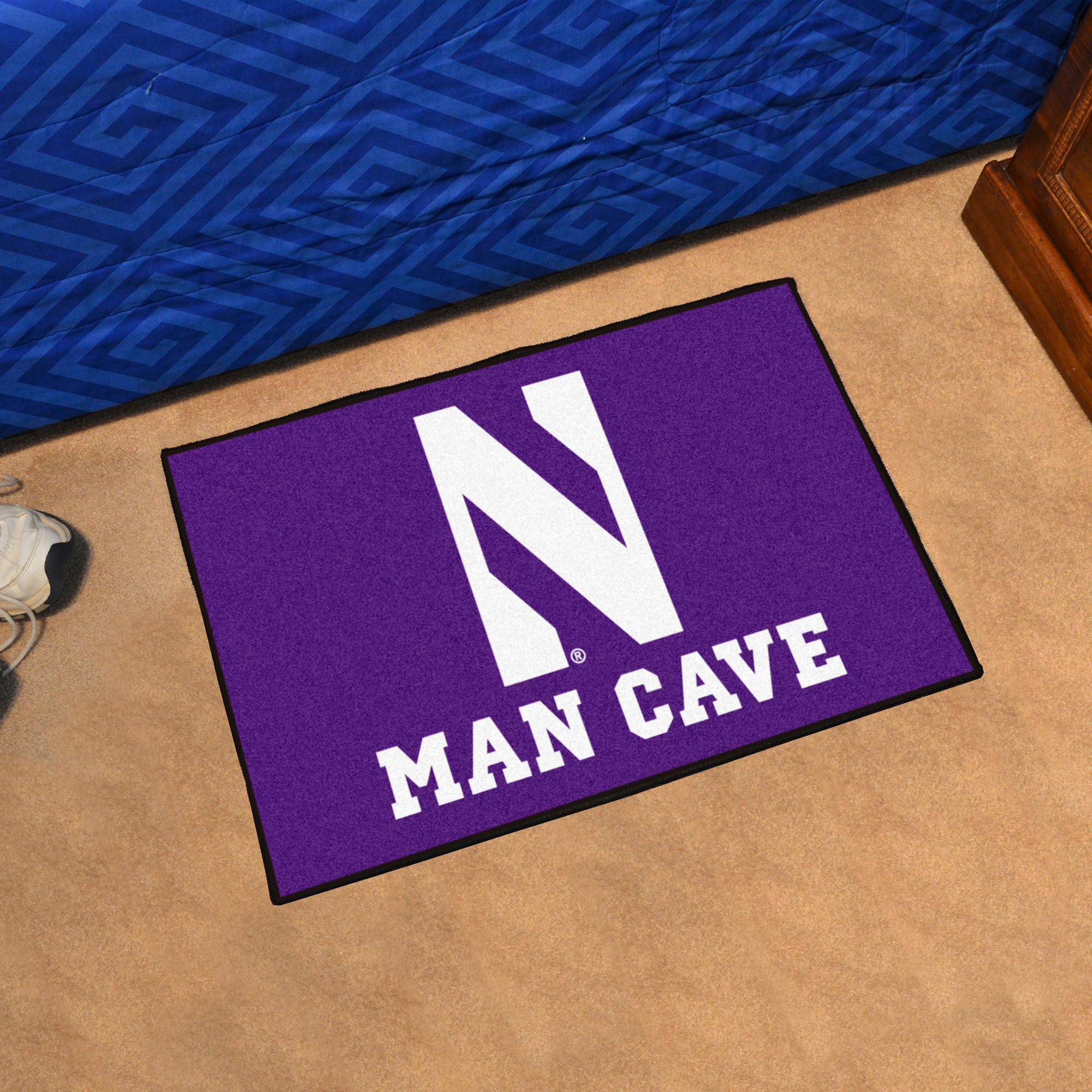 Northwestern Wildcats Man Cave Starter Mat Accent Rug - 19in. x 30in.