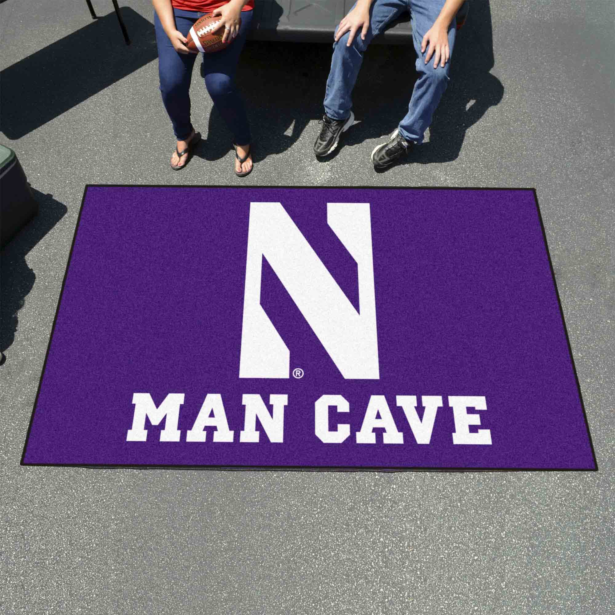 Northwestern Wildcats Man Cave Ulti-Mat Rug - 5ft. x 8ft.