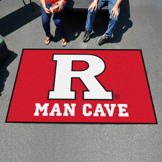 Rutgers Scarlett Knights Man Cave Ulti-Mat Rug - 5ft. x 8ft.