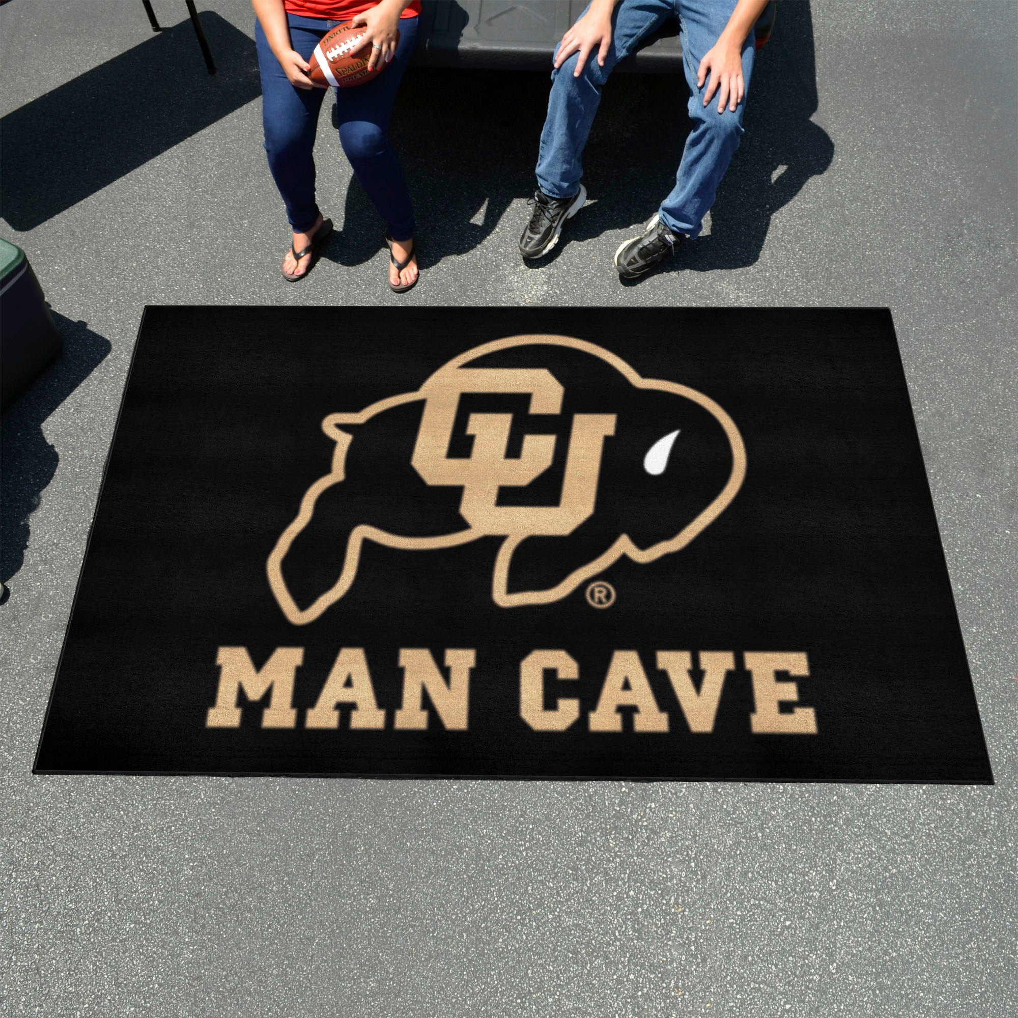 Colorado Buffaloes Man Cave Ulti-Mat Rug - 5ft. x 8ft.