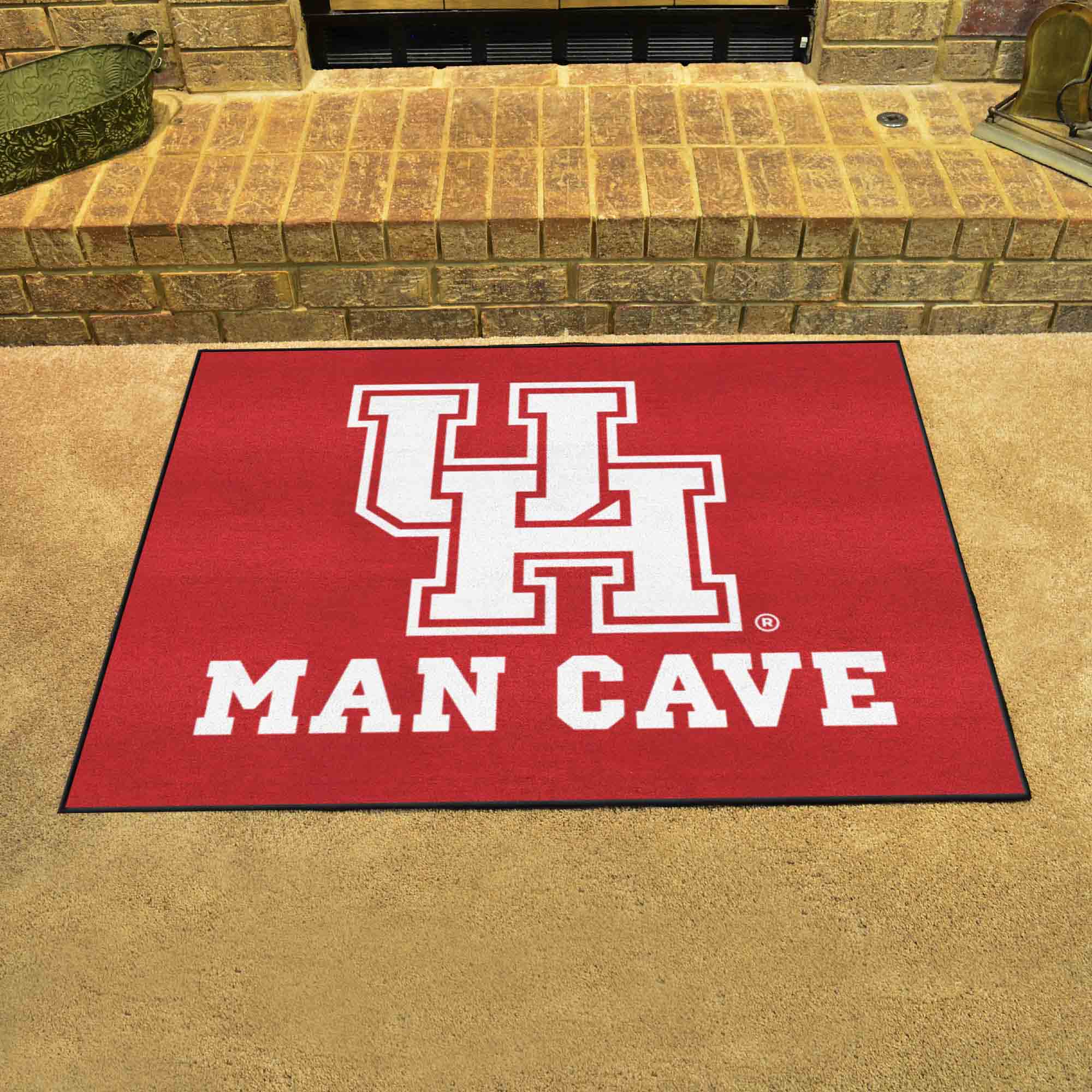 Houston Cougars Man Cave All-Star Rug - 34 in. x 42.5 in.