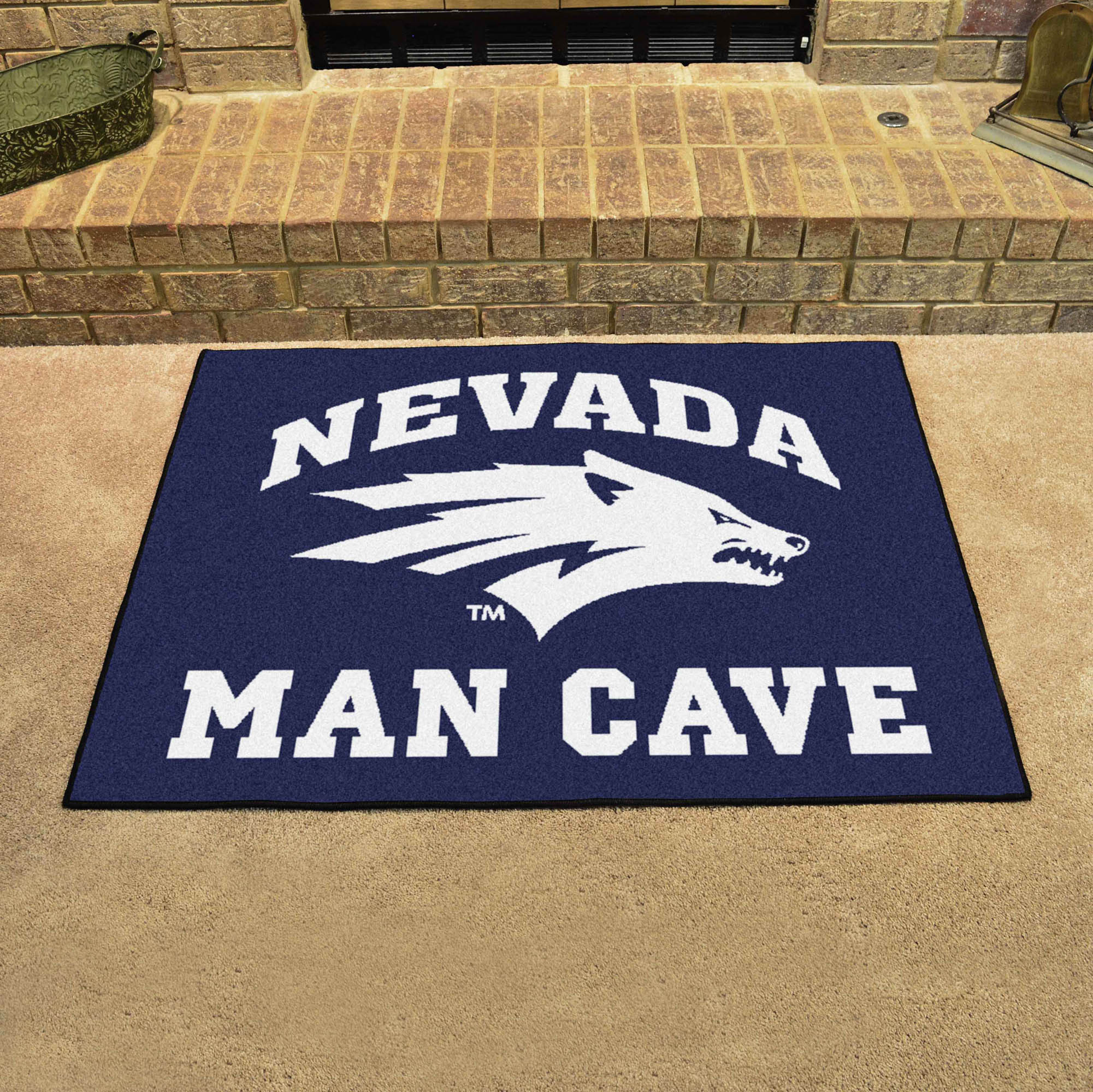 Nevada Wolfpack Man Cave All-Star Rug - 34 in. x 42.5 in. - Nevada