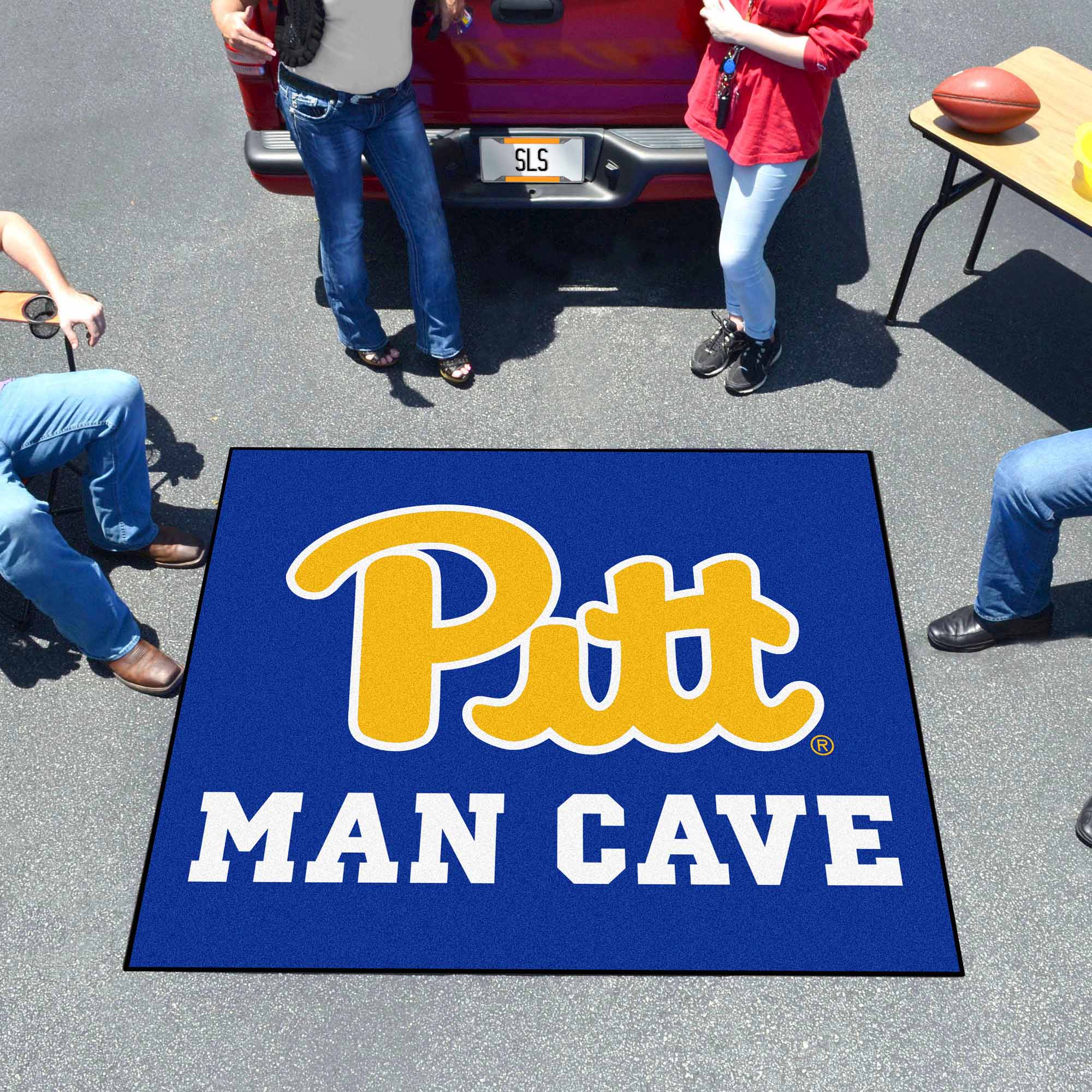 Pitt Panthers Man Cave Tailgater Rug - 5ft. x 6ft.