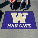 Washington Huskies Man Cave Ulti-Mat Rug - 5ft. x 8ft.