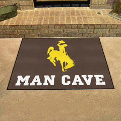 Wyoming Cowboys Man Cave All-Star Rug - 34 in. x 42.5 in.