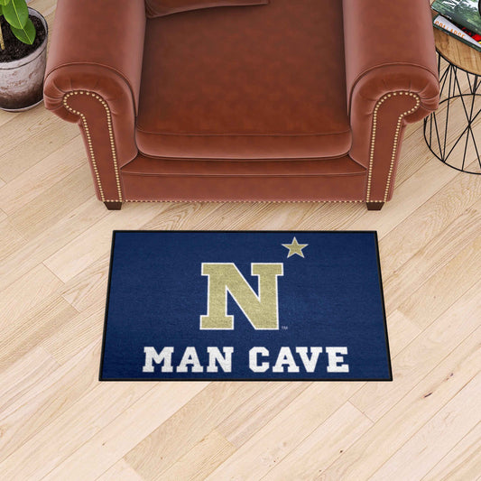 Naval Academy Man Cave Starter Mat Accent Rug - 19in. x 30in.