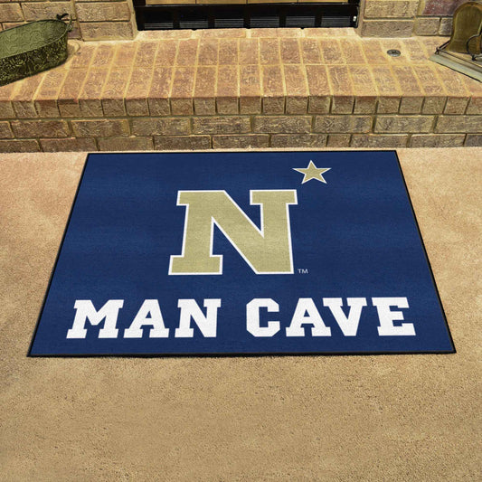 Naval Academy Man Cave All-Star Rug - 34 in. x 42.5 in.