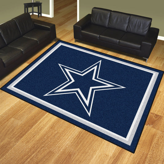 Dallas Cowboys 8ft. x 10 ft. Plush Area Rug