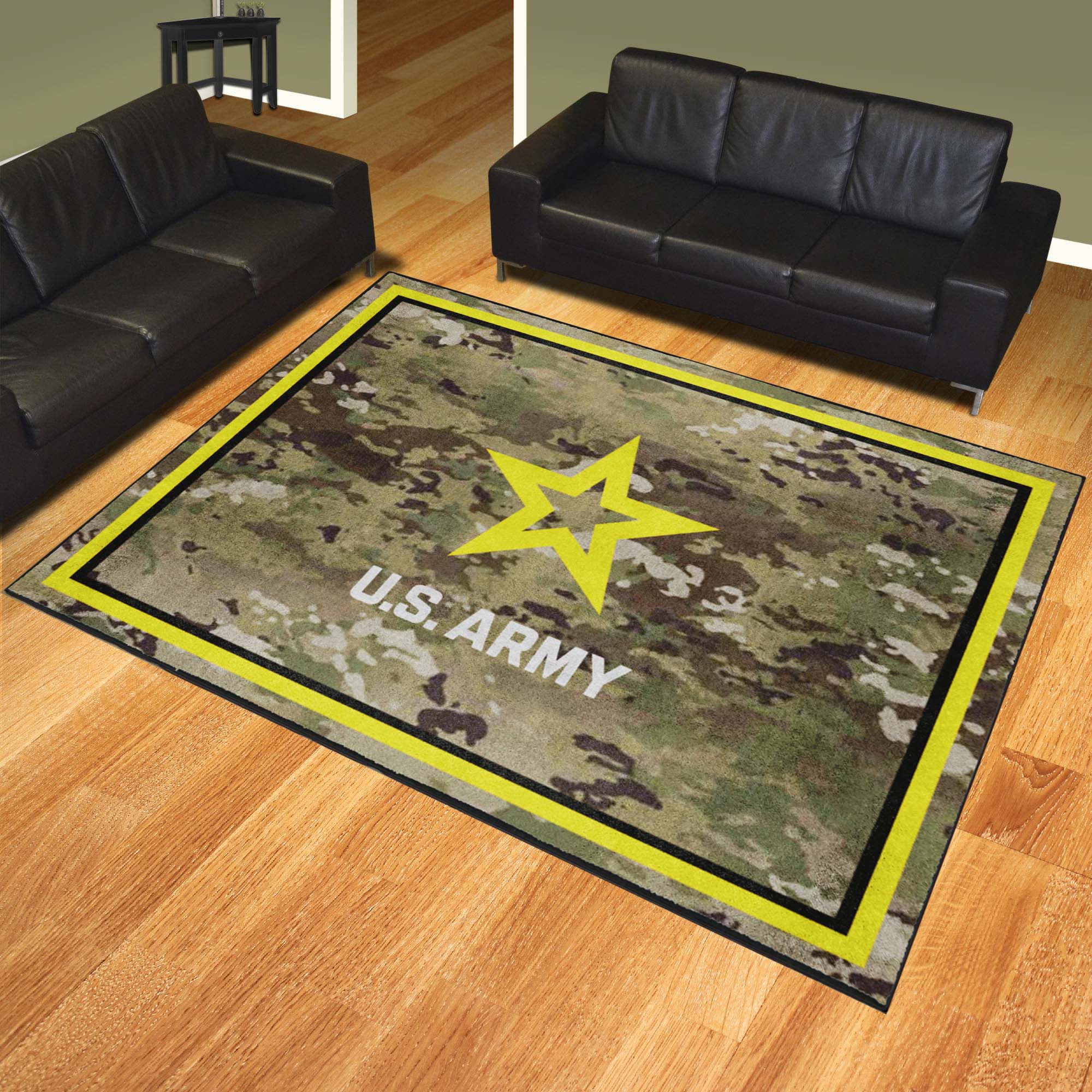 U.S. Army 8ft. x 10 ft. Plush Area Rug