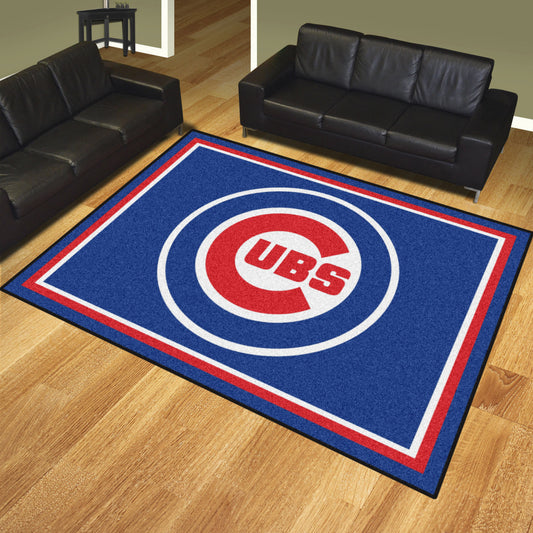 Chicago Cubs 8ft. x 10 ft. Plush Area Rug - Chicago Cubs