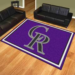 Colorado Rockies 8ft. x 10 ft. Plush Area Rug