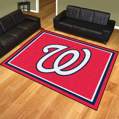 Washington Nationals 8ft. x 10 ft. Plush Area Rug