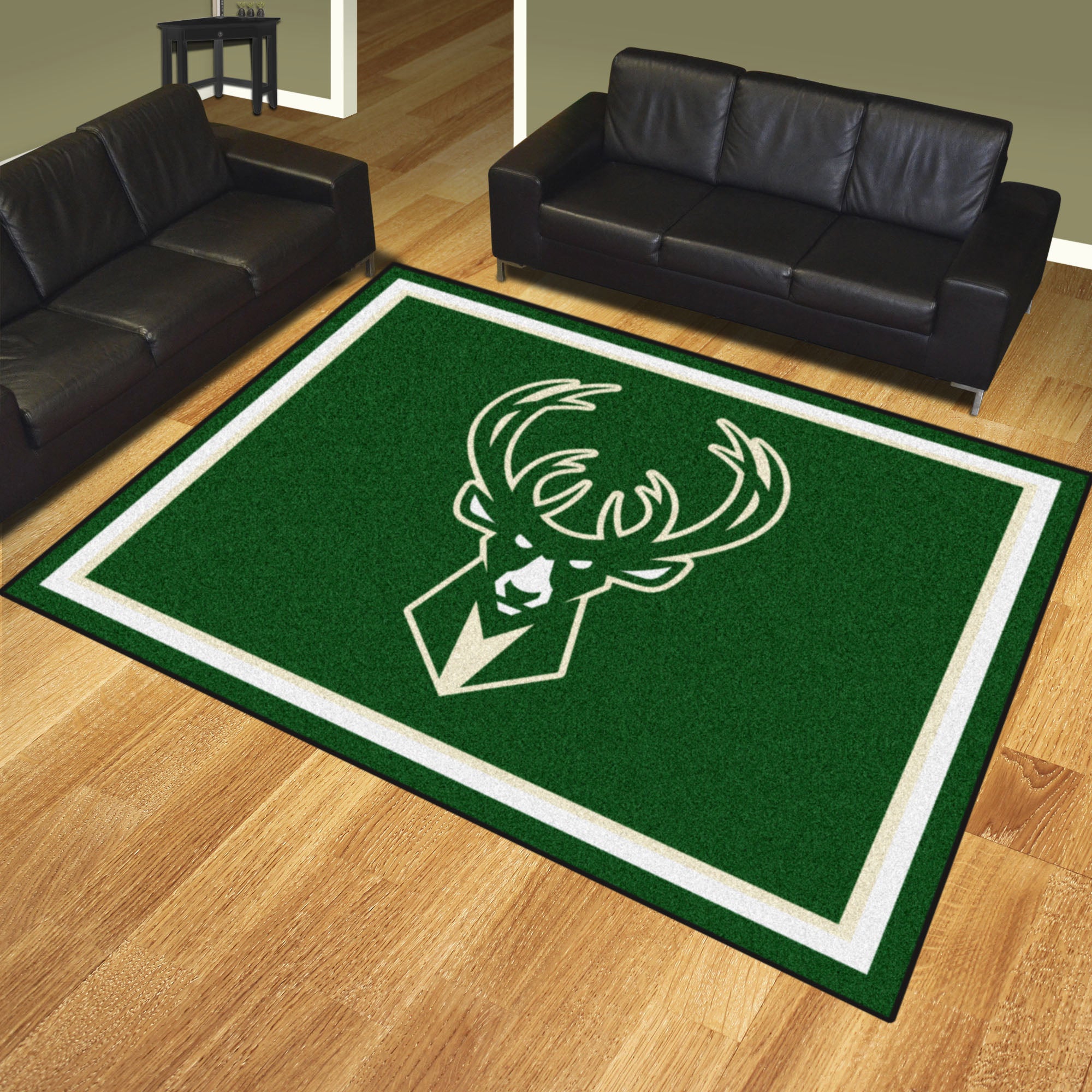 Milwaukee Bucks 8ft. x 10 ft. Plush Area Rug