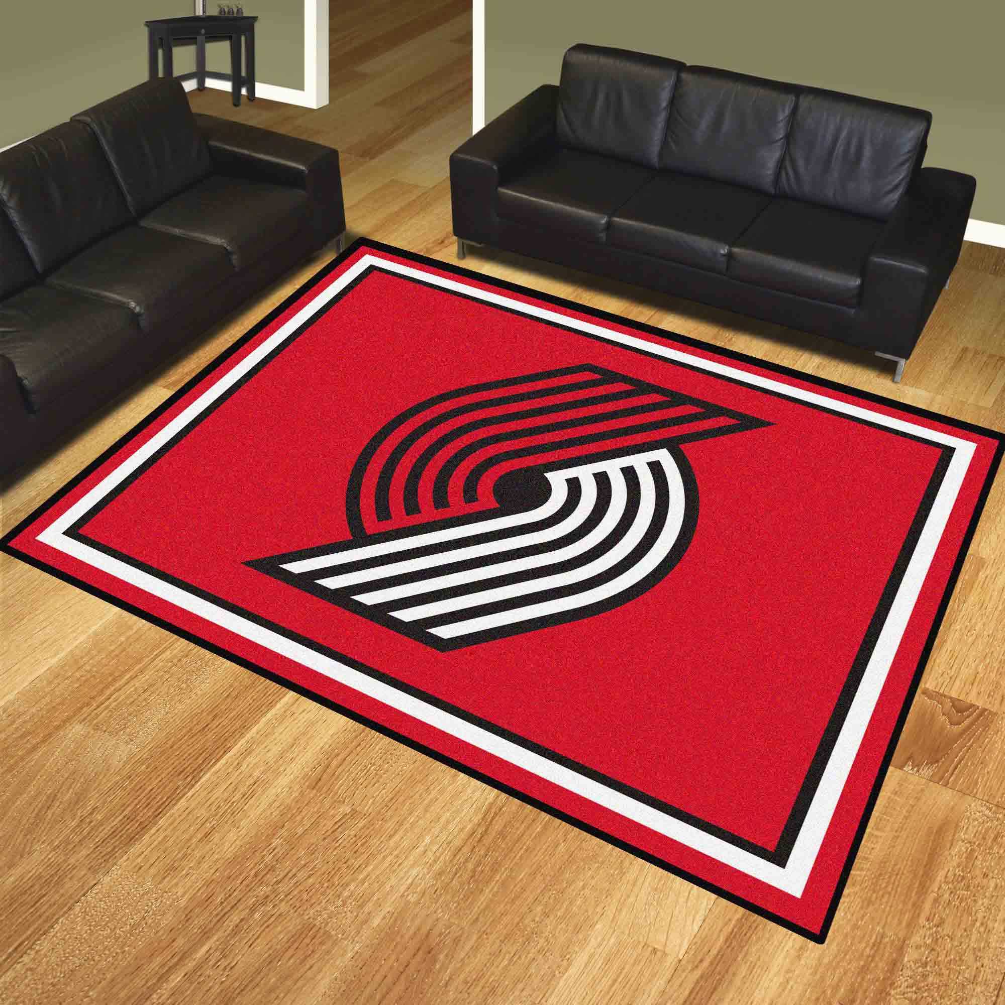 Portland Trail Blazers 8ft. x 10 ft. Plush Area Rug