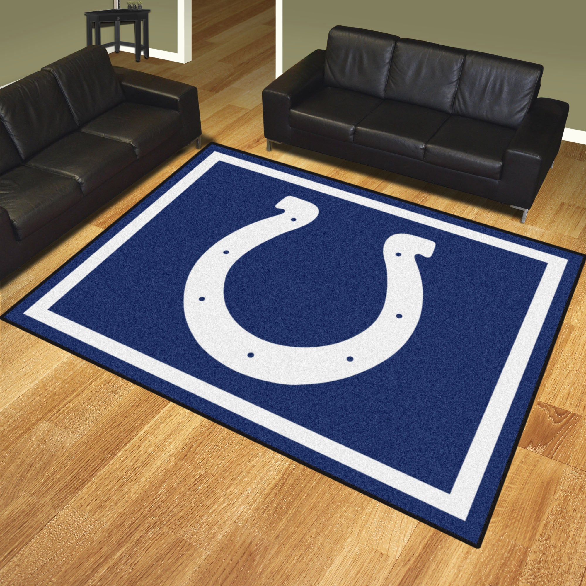 Indianapolis Colts 8ft. x 10 ft. Plush Area Rug