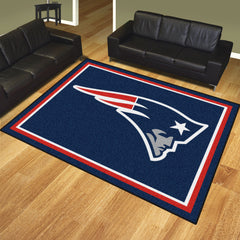 New England Patriots 8ft. x 10 ft. Plush Area Rug - New England Patriots